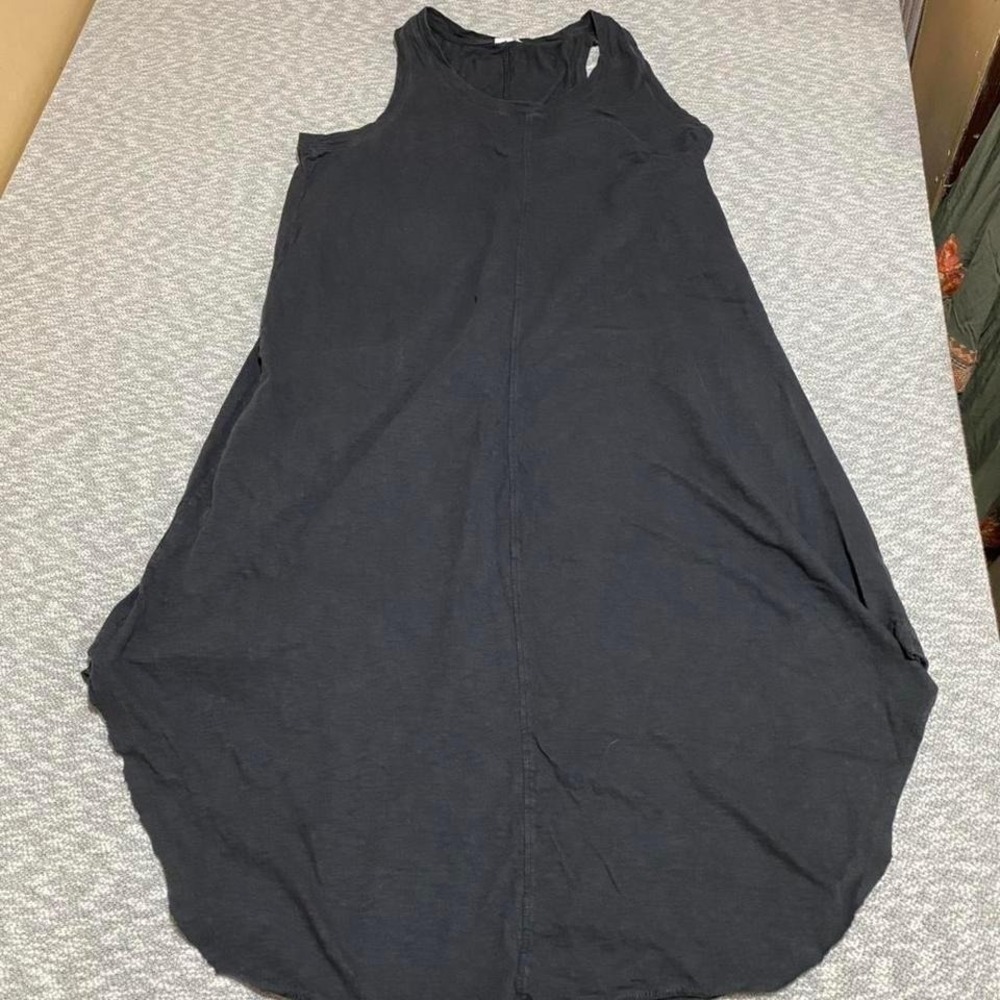 Gap wash black sleeveless  below the knee dress women XXL. SKU-A182#sleeveless